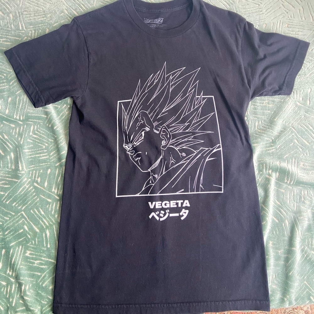 Dragon Ball Z Vegeta Black T Shirt